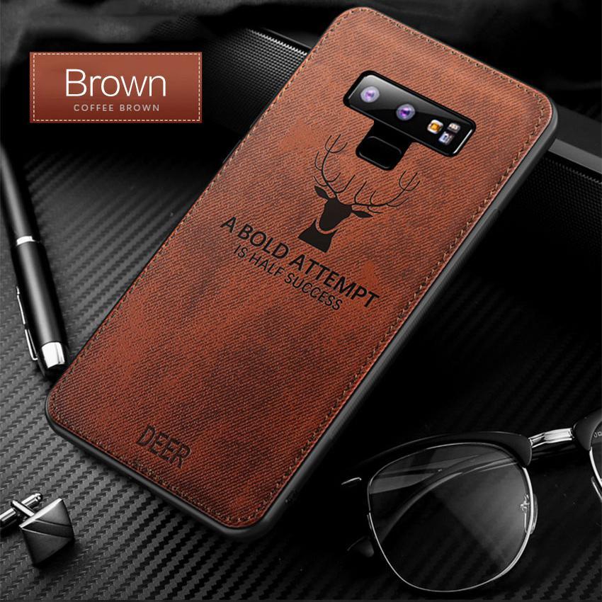 Galaxy Note 9 (3 in 1 Combo) Deer Case + Tempered Glass + Earphones