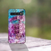 Load image into Gallery viewer, Galaxy S10 Soothing Sea Pattern Marble Glass Back Case
