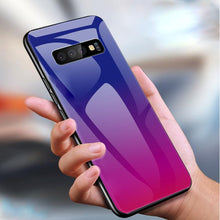 Load image into Gallery viewer, Galaxy S10 Gradient Soft Edge Glass Back Case
