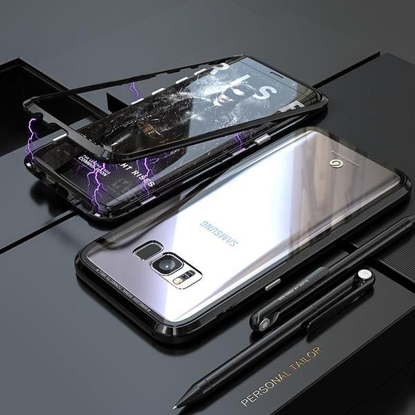 Samsung Galaxy Electronic Auto-Fit Magnetic Glass Case