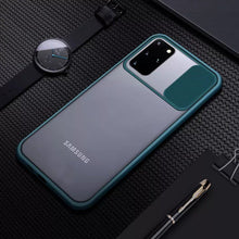 Load image into Gallery viewer, Galaxy S20 Plus Camera Lens Slide Protection Matte Case
