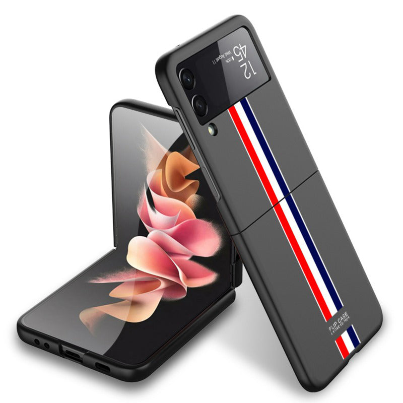 Galaxy Z Fold2 Luxury Colored Strap Glass Case