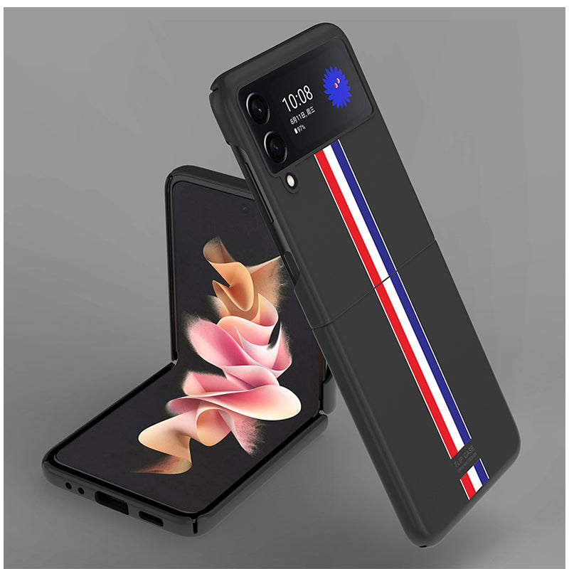 Galaxy Z Fold2 Luxury Colored Strap Glass Case