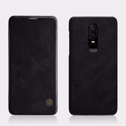 OnePlus 6 Genuine QIN Leather Flip Case