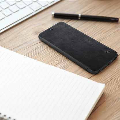 OnePlus 6 Genuine QIN Leather Flip Case