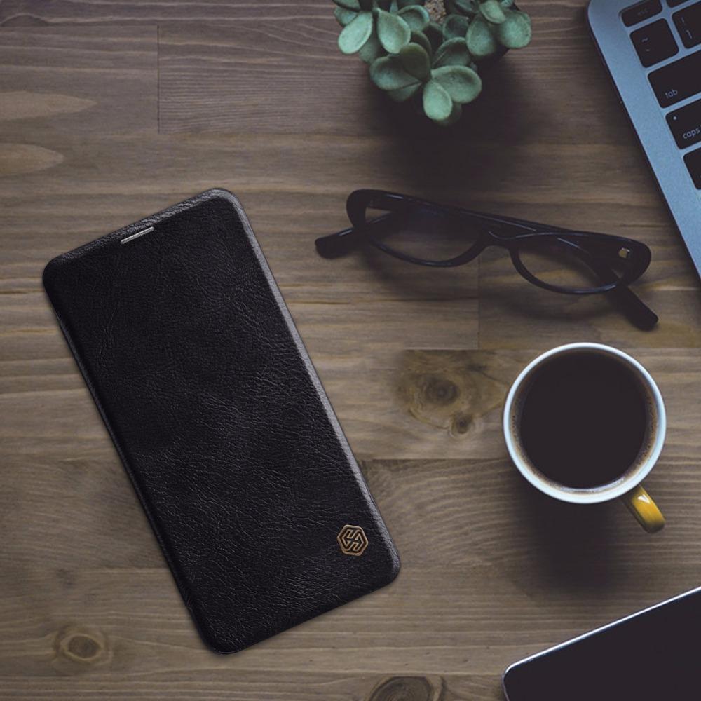 OnePlus 6 Genuine QIN Leather Flip Case