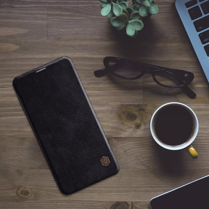 OnePlus 6 Genuine QIN Leather Flip Case