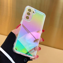 Load image into Gallery viewer, Galaxy S21 Gradient Aurora Clear Case

