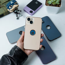 Load image into Gallery viewer, iPhone 14 Pro luxury Logo Cut Back Case
