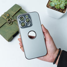Load image into Gallery viewer, iPhone 14 Pro luxury Logo Cut Back Case
