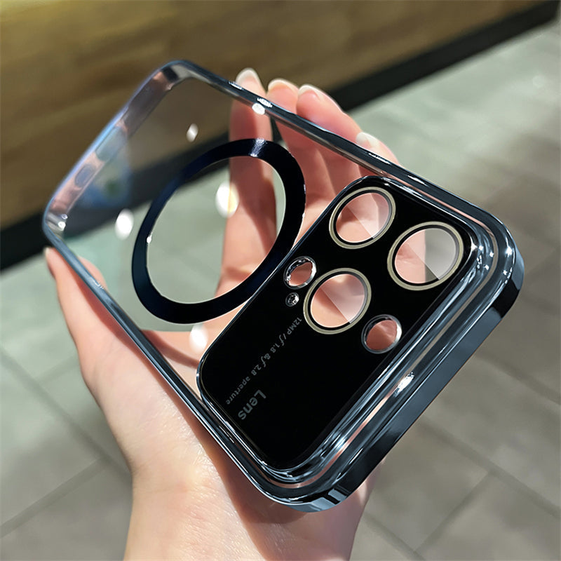 iPhone 15 Series Magnetic Plating Acrylic MagSafe Case