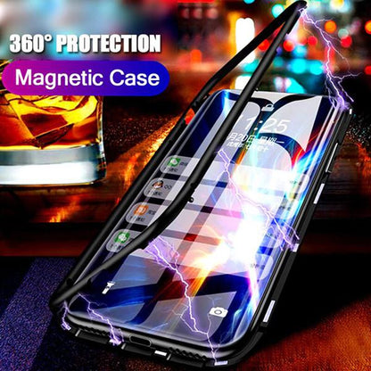 iPhone - Auto Fit Magnetic Glass Camera Protective Case
