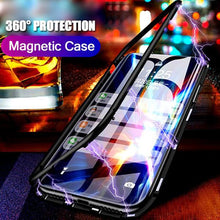 Load image into Gallery viewer, iPhone - Auto Fit Magnetic Glass Camera Protective Case
