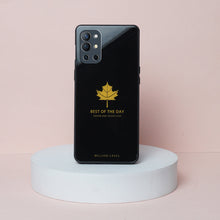 Load image into Gallery viewer, OnePlus 8T Mapple Leaf Glass Back Case
