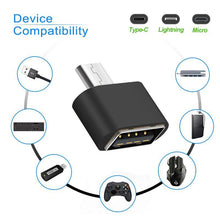 Load image into Gallery viewer, Micro USB On-The-Go OTG Adapter
