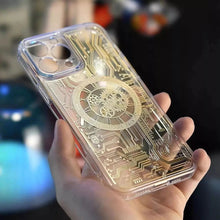 Load image into Gallery viewer, iPhone 14 MagSafe Edition Mecha Transparent Case
