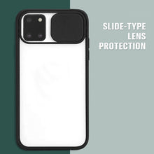 Load image into Gallery viewer, Galaxy Note 10 Lite Camera Lens Slide Protection Matte Case
