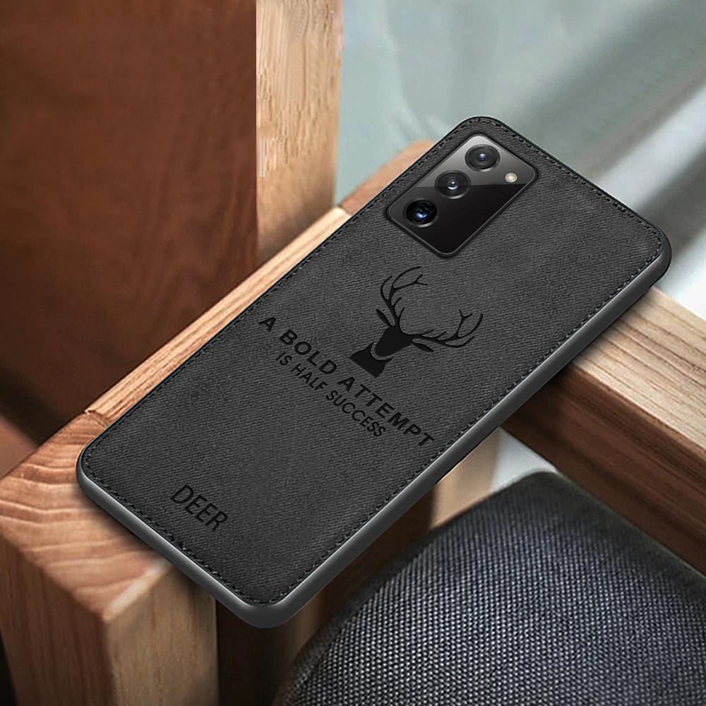 Galaxy Note 20 Series Deer Pattern Inspirational Soft Case