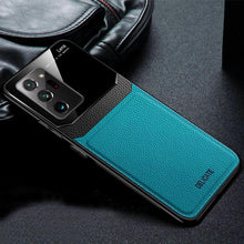Load image into Gallery viewer, Galaxy Note 20 Ultra Sleek Slim Leather Glass Case
