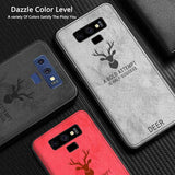 Galaxy Note 9 (3 in 1 Combo) Deer Case + Tempered Glass + Earphones
