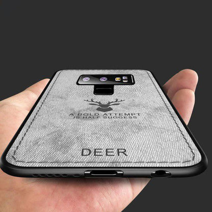 Galaxy Note 9 (3 in 1 Combo) Deer Case + Tempered Glass + Earphones