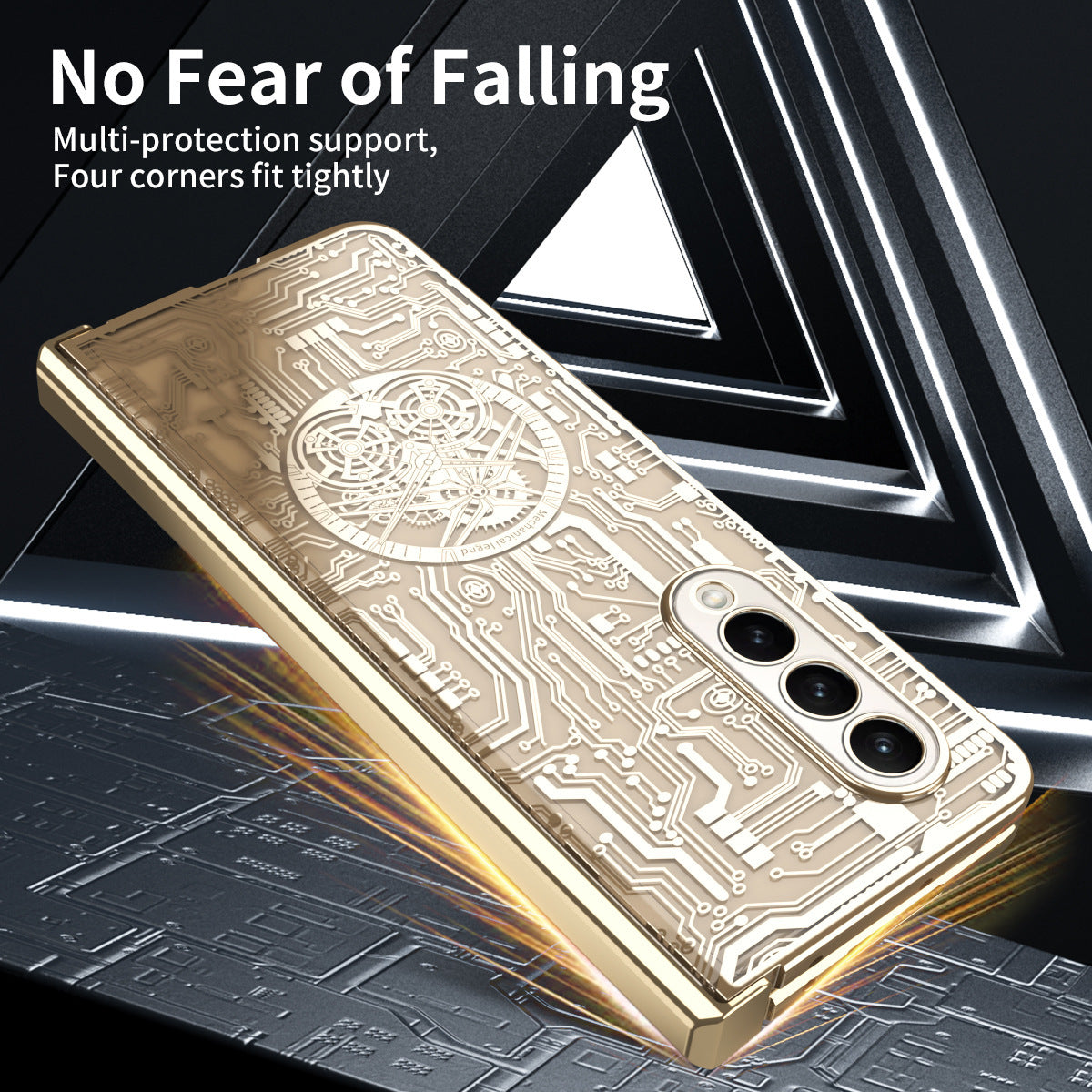 Galaxy Z Fold4 Mechanical Integrated Electroplating Case