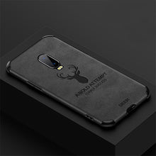 Load image into Gallery viewer, OnePlus 6T Shockproof Deer Leather Texture Case
