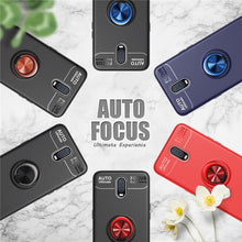 Load image into Gallery viewer, OnePlus 7 Metallic Finger Ring Holder Matte Case
