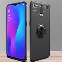 Load image into Gallery viewer, OnePlus 6T (3 in 1 Combo) Metallic Ring Holder Case + Tempered Glass + Earphones

