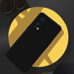 OnePlus Nord 2 (2 in 1 Combo) Liquid Silicone Case + Tempered Glass