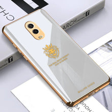 Load image into Gallery viewer, OnePlus 6T (3 in 1 Combo) Lion Pattern Glass Case + Tempered Glass + Camera Lens Protector
