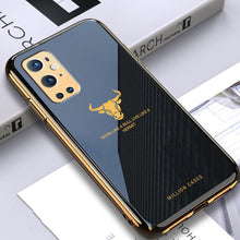 Load image into Gallery viewer, OnePlus 8 Series Bull Pattern Electroplating Glass Case
