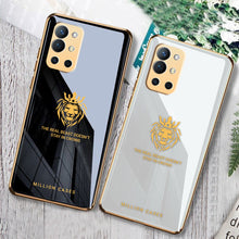 Load image into Gallery viewer, OnePlus 9R Lion Pattern Electroplating Glass Case
