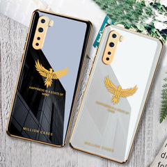 OnePlus Nord Series Eagle Pattern Electroplating Glass Case