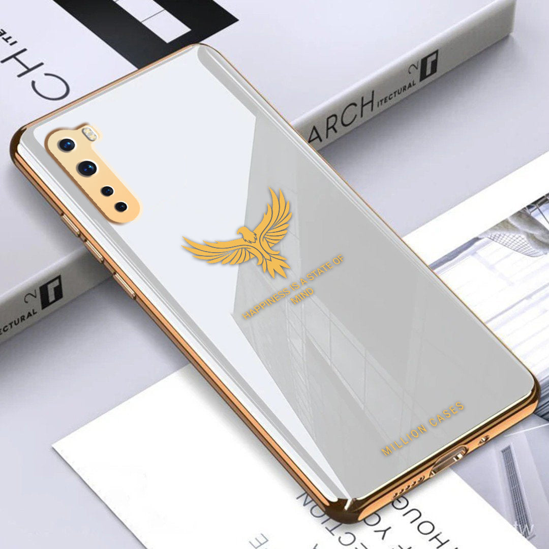 OnePlus Nord Series Eagle Pattern Electroplating Glass Case