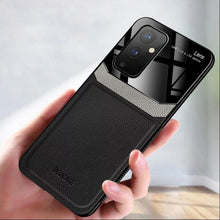 Load image into Gallery viewer, OnePlus Series Sleek Slim Leather Glass Case With Tempered Glass
