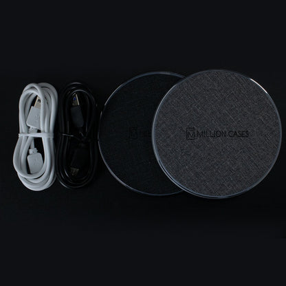 15W Wireless Charger In Cloth Texture