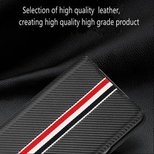 Load image into Gallery viewer, Galaxy Z Fold3 Luxury Leather Foldable Flip Case

