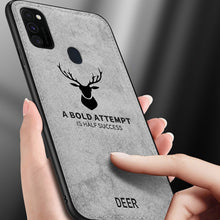 Load image into Gallery viewer, Galaxy A21s Deer Pattern Inspirational Soft Case
