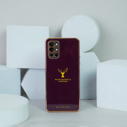 OnePlus 8T  Electroplating Reindeer Pattern Glass Case