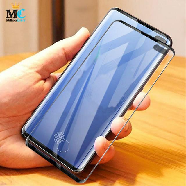 Galaxy S10 Plus 5D Tempered Glass Screen Protector [With In-Display Fingerprint Sensor]