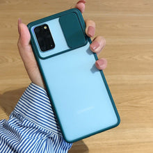 Load image into Gallery viewer, Galaxy S20 Plus Camera Lens Slide Protection Matte Case
