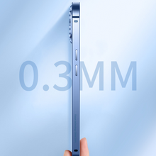 Load image into Gallery viewer, iPhone 14 Plus Frosted Glass Magsafe Edition Magnetic Bumper Case
