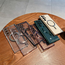 Load image into Gallery viewer, Galaxy S22 Ultra Classic Plating Soft Edge MagSafe Back Case
