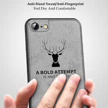 Load image into Gallery viewer, iPhone SE (2020) Deer Pattern Inspirational Soft Case
