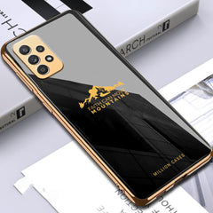 Galaxy A52 Sierra Pattern Electroplating Glass Case