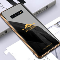 Galaxy S10 Plus Sierra Pattern Electroplating Glass Case