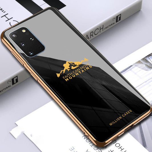Galaxy S20 Plus Sierra Pattern Electroplating Glass Case