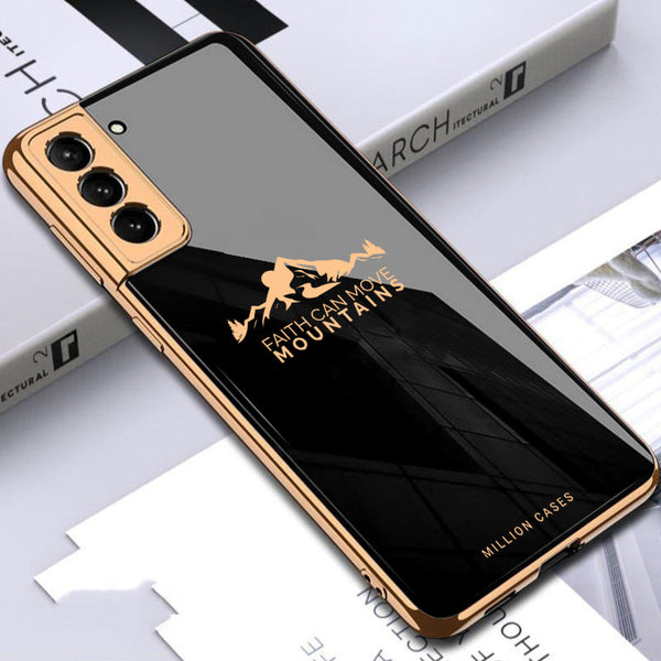 Galaxy S22 Sierra Pattern Electroplating Glass Case