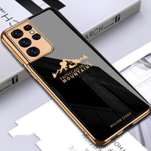 Load image into Gallery viewer, Galaxy S Series For Sierra Pattern Electroplating Glass Case

